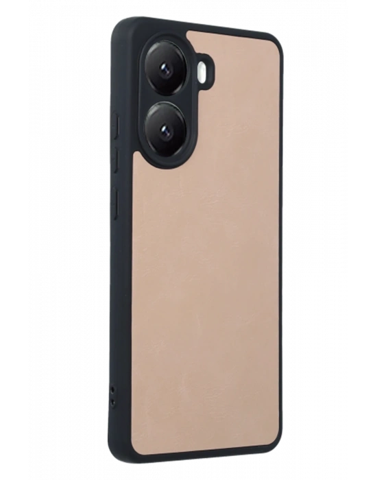 Newface Xiaomi Poco X7 Pro Kılıf Aras Deri Kapak - Pudra