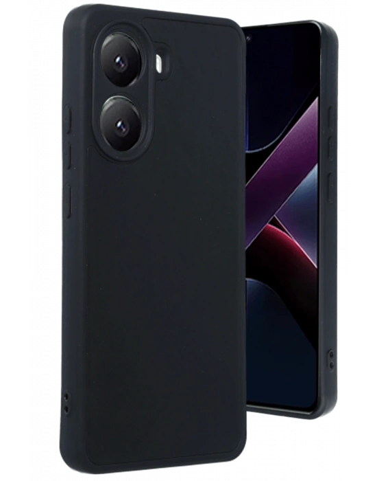 Newface Xiaomi Poco X7 Pro Kılıf Aras Deri Kapak - Siyah