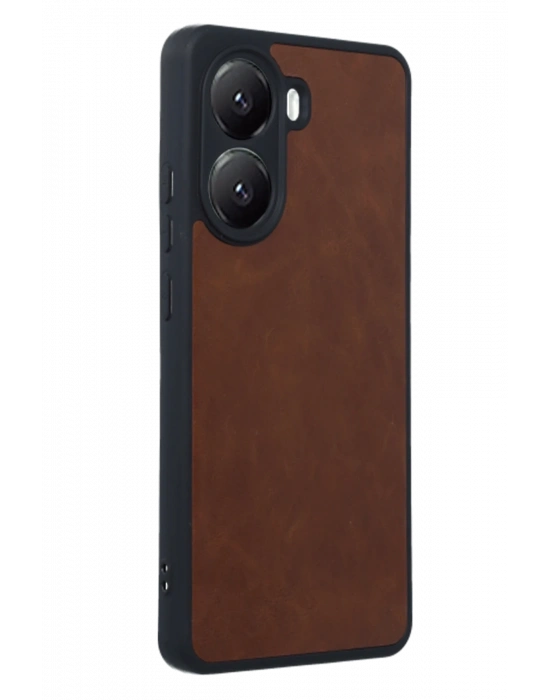 Newface Xiaomi Poco X7 Pro Kılıf Aras Deri Kapak - Taba