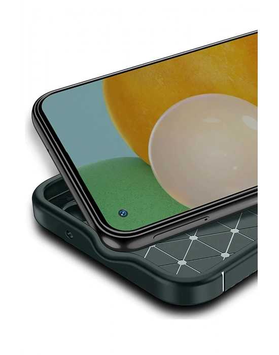 Newface Xiaomi Poco X7 Pro Kılıf Auto Focus Karbon Kapak - Koyu Yeşil