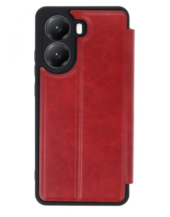 Newface Xiaomi Poco X7 Pro Kılıf Flip Cover - Kırmızı