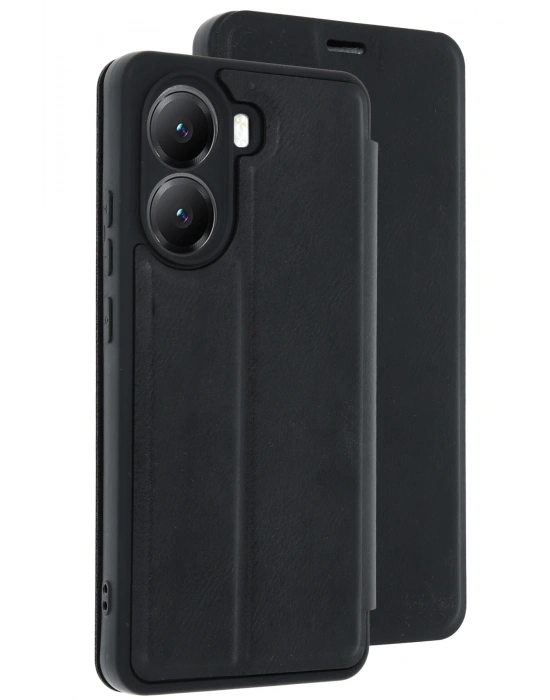 Newface Xiaomi Poco X7 Pro Kılıf Flip Cover - Siyah