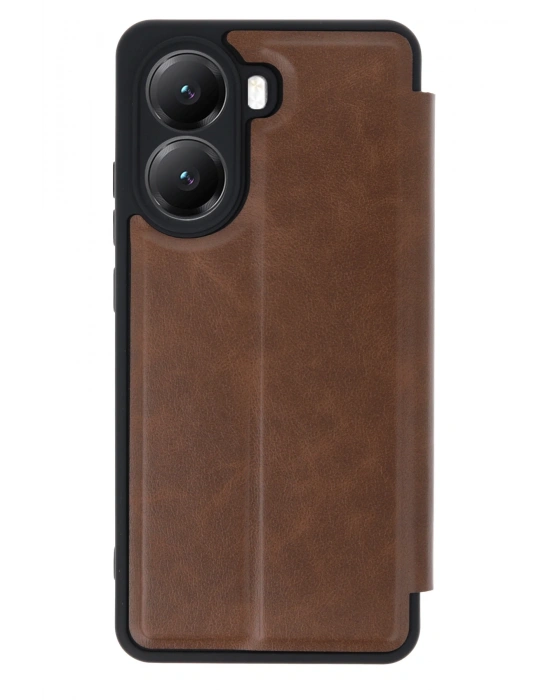 Newface Xiaomi Poco X7 Pro Kılıf Flip Cover - Taba