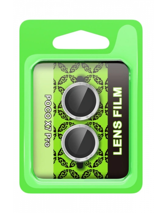 Newface Xiaomi Poco X7 Pro Raze Metal Kamera Lens - Gümüş