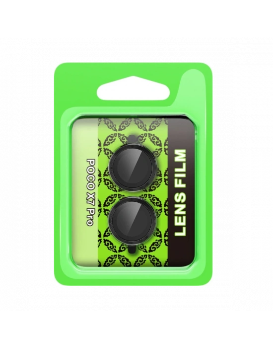 Newface Xiaomi Poco X7 Pro Raze Metal Kamera Lens - Siyah