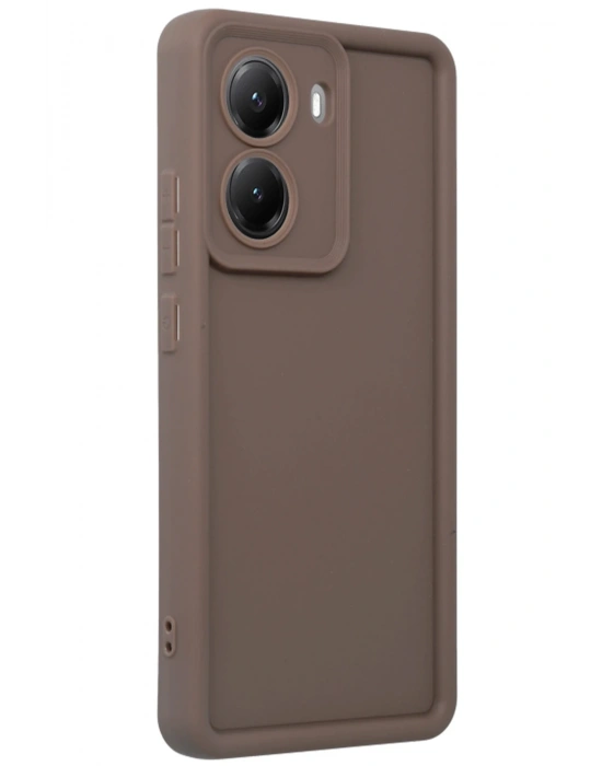 Newface Xiaomi Poco X7 Pro Viera Silikon - Kahverengi