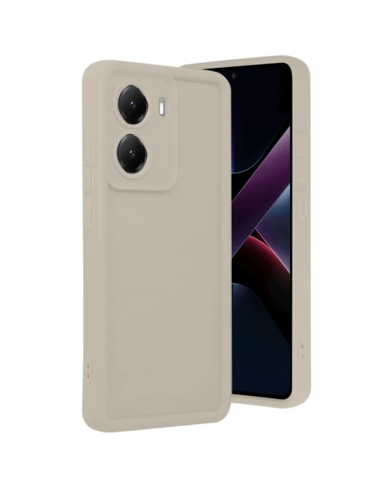 Newface Xiaomi Poco X7 Pro Viera Silikon - Krem