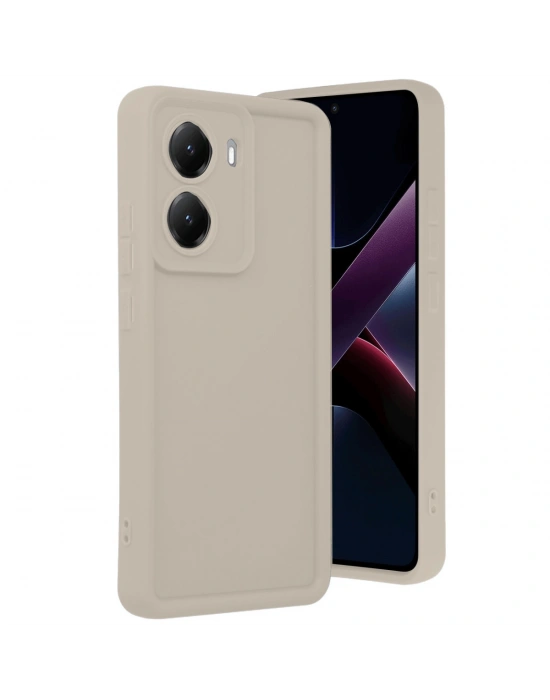 Newface Xiaomi Poco X7 Pro Viera Silikon - Krem
