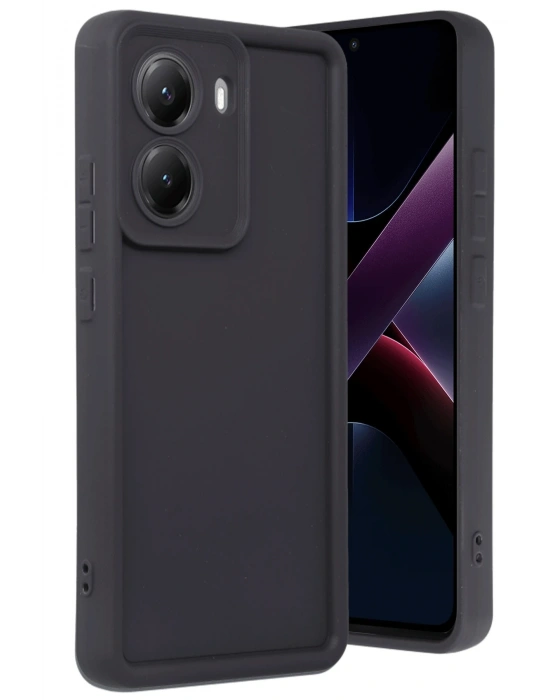 Newface Xiaomi Poco X7 Pro Viera Silikon - Siyah