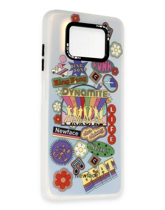 Newface Xiaomi Pocophone X3 Kılıf Estoril Desenli Kapak - Estoril - 14