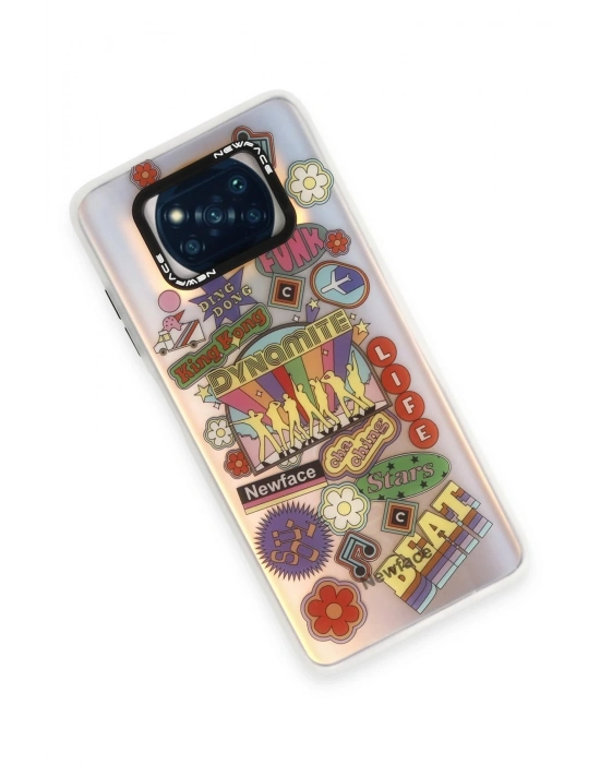 Newface Xiaomi Pocophone X3 Kılıf Estoril Desenli Kapak - Estoril - 14