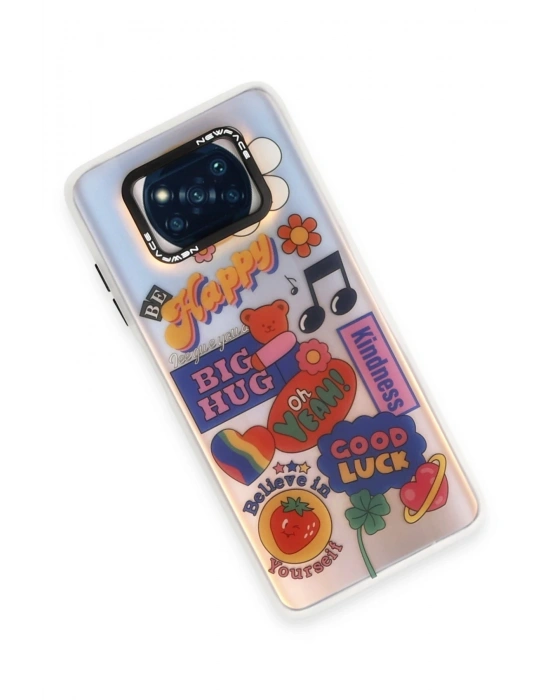 Newface Xiaomi Pocophone X3 Kılıf Estoril Desenli Kapak - Estoril - 15