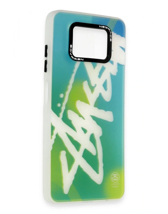 Newface Xiaomi Pocophone X3 Kılıf Estoril Desenli Kapak - Estoril - 2