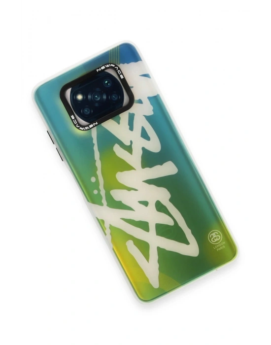 Newface Xiaomi Pocophone X3 Kılıf Estoril Desenli Kapak - Estoril - 2