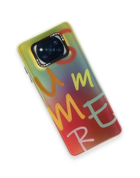 Newface Xiaomi Pocophone X3 Kılıf Estoril Desenli Kapak - Estoril - 3