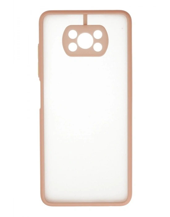 Newface Xiaomi Pocophone X3 Kılıf Montreal Silikon Kapak - Pembe