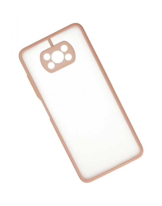 Newface Xiaomi Pocophone X3 Kılıf Montreal Silikon Kapak - Pembe