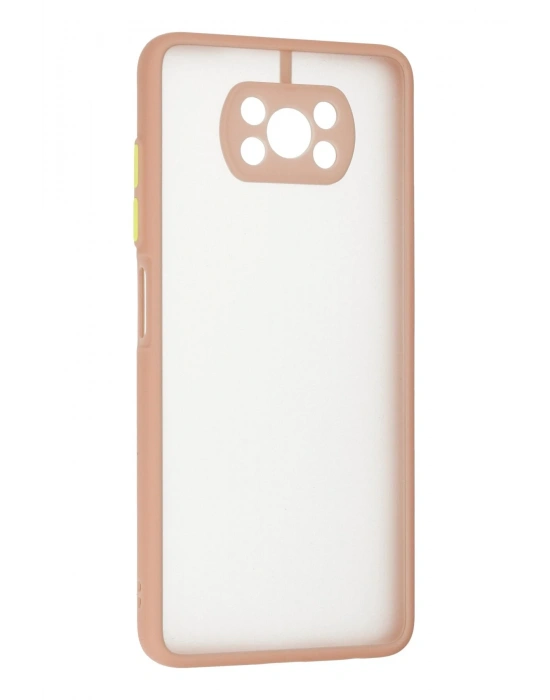 Newface Xiaomi Pocophone X3 Kılıf Montreal Silikon Kapak - Pembe