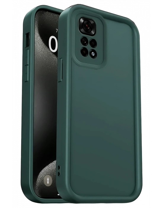 Newface Xiaomi Redmi 10 2022 Kılıf Viera Silikon - Koyu Yeşil