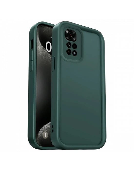 Newface Xiaomi Redmi 10 2022 Kılıf Viera Silikon - Koyu Yeşil