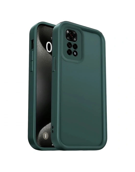 Newface Xiaomi Redmi 10 2022 Kılıf Viera Silikon - Koyu Yeşil