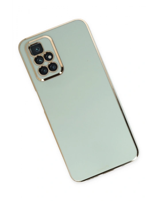 Newface Xiaomi Redmi 10 2022 Kılıf Volet Silikon - Açık Yeşil