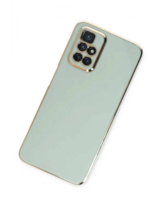 Newface Xiaomi Redmi 10 2022 Kılıf Volet Silikon - Açık Yeşil