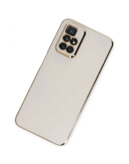 Newface Xiaomi Redmi 10 2022 Kılıf Volet Silikon - Beyaz