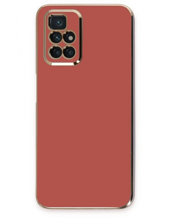 Newface Xiaomi Redmi 10 2022 Kılıf Volet Silikon - Kırmızı