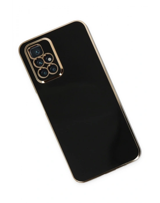 Newface Xiaomi Redmi 10 2022 Kılıf Volet Silikon - Siyah