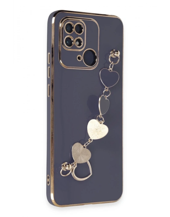 Newface Xiaomi Redmi 10C Kılıf Esila Silikon - Gri