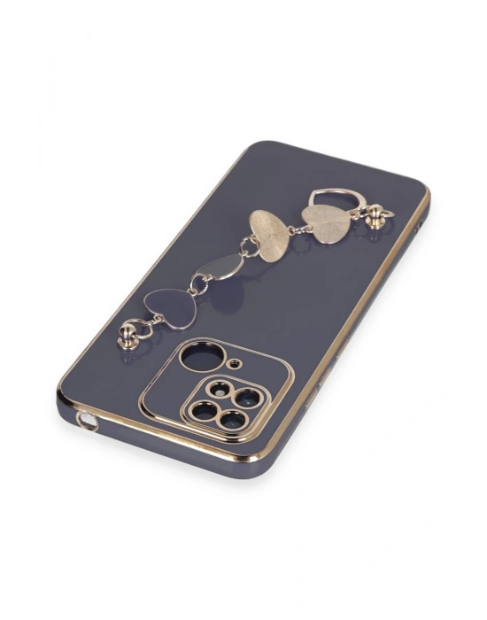 Newface Xiaomi Redmi 10C Kılıf Esila Silikon - Gri