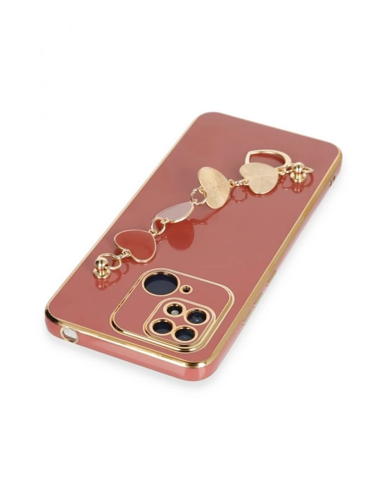 Newface Xiaomi Redmi 10C Kılıf Esila Silikon - Kırmızı