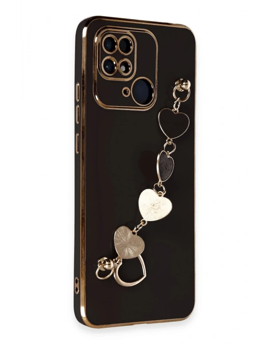 Newface Xiaomi Redmi 10C Kılıf Esila Silikon - Siyah