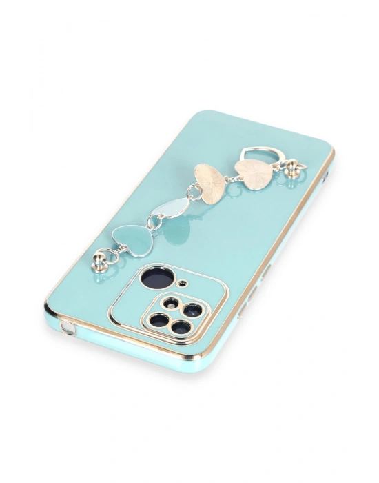 Newface Xiaomi Redmi 10C Kılıf Esila Silikon - Su Yeşili