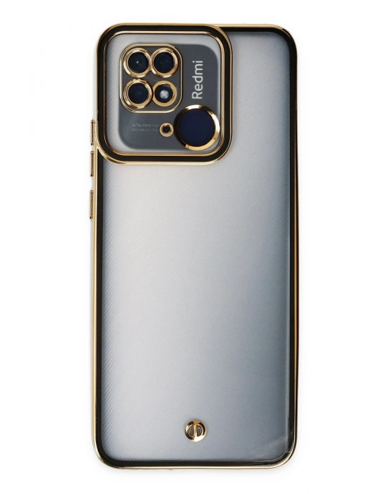 Newface Xiaomi Redmi 10C Kılıf Liva Lens Silikon - Siyah