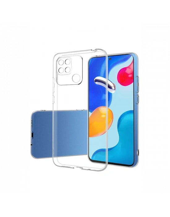 Newface Xiaomi Redmi 10C Kılıf Lüx Şeffaf Silikon