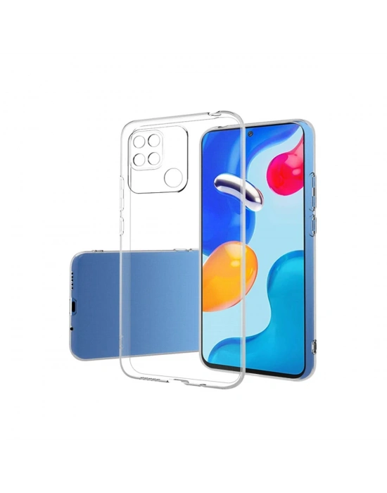 Newface Xiaomi Redmi 10C Kılıf Lüx Şeffaf Silikon