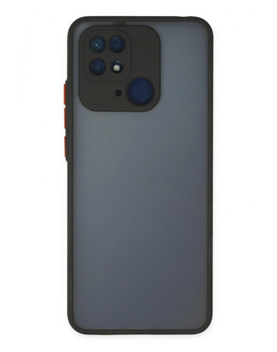 Newface Xiaomi Redmi 10C Kılıf Montreal Silikon Kapak - Siyah