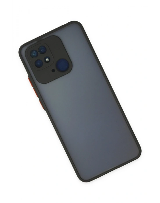 Newface Xiaomi Redmi 10C Kılıf Montreal Silikon Kapak - Siyah