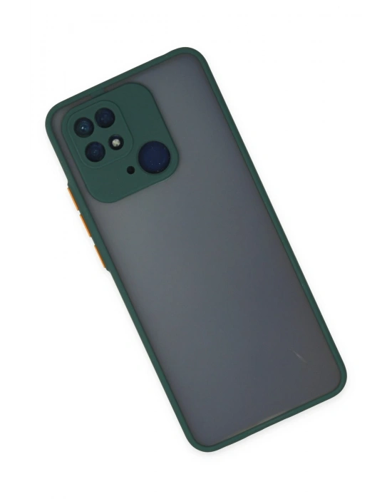 Newface Xiaomi Redmi 10C Kılıf Montreal Silikon Kapak - Yeşil