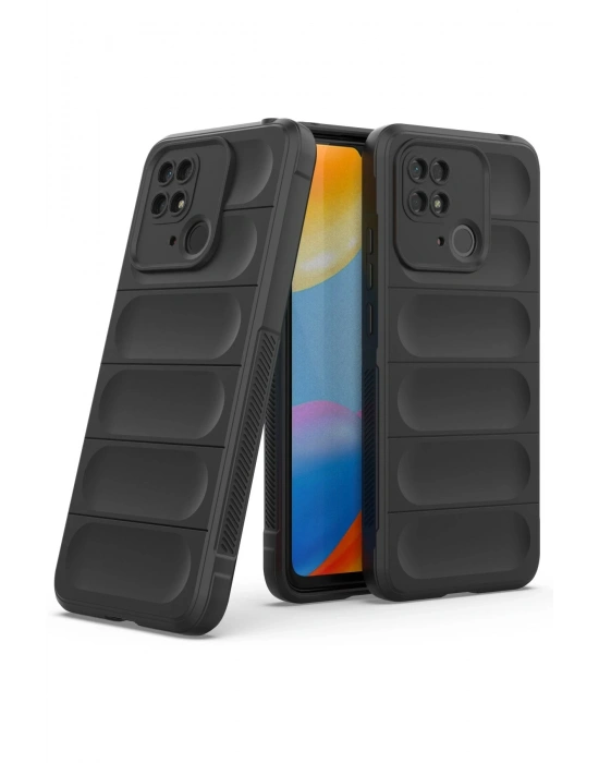 Newface Xiaomi Redmi 10C Kılıf Optimum Silikon - Siyah