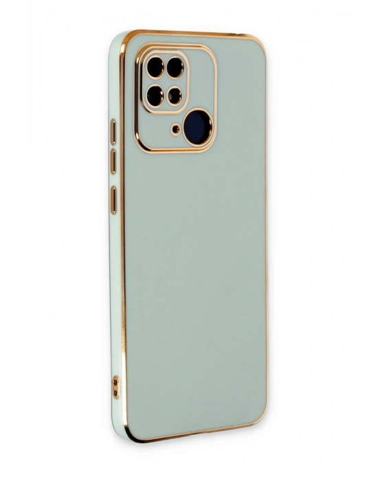 Newface Xiaomi Redmi 10C Kılıf Volet Silikon - Açık Yeşil