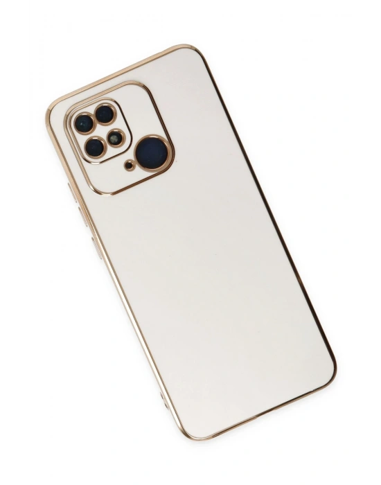 Newface Xiaomi Redmi 10C Kılıf Volet Silikon - Beyaz