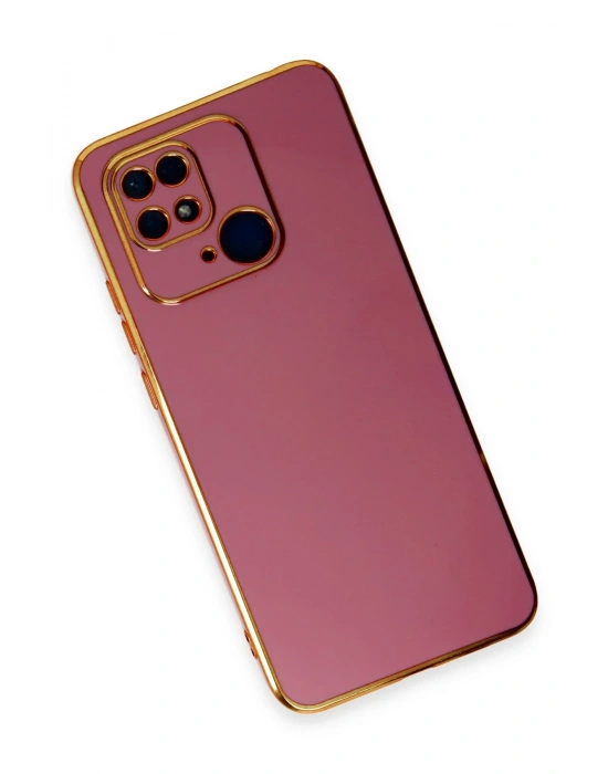 Newface Xiaomi Redmi 10C Kılıf Volet Silikon - Kırmızı