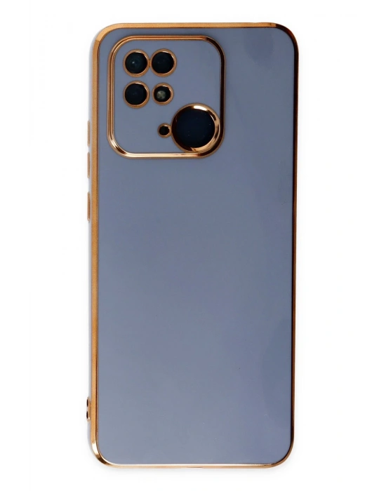 Newface Xiaomi Redmi 10C Kılıf Volet Silikon - Mavi