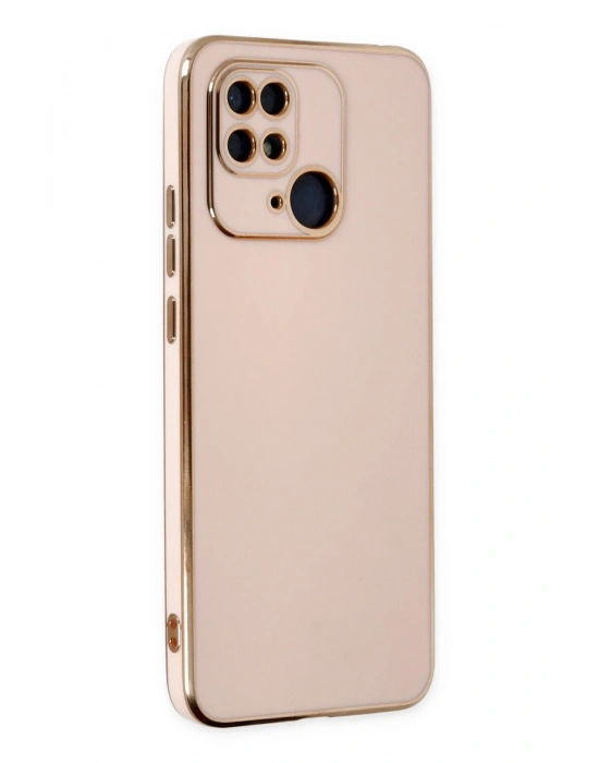 Newface Xiaomi Redmi 10C Kılıf Volet Silikon - Pembe