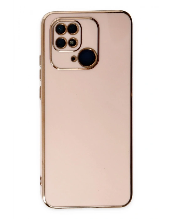 Newface Xiaomi Redmi 10C Kılıf Volet Silikon - Pembe