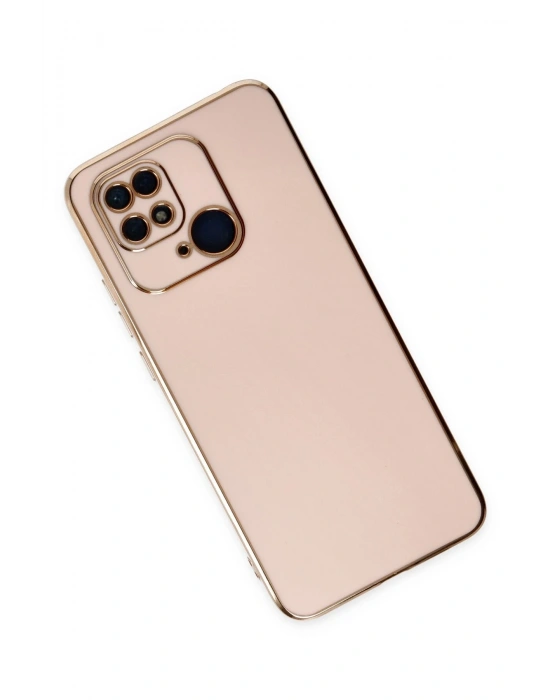 Newface Xiaomi Redmi 10C Kılıf Volet Silikon - Pembe