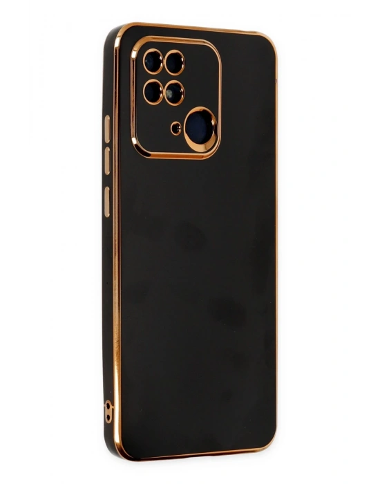 Newface Xiaomi Redmi 10C Kılıf Volet Silikon - Siyah